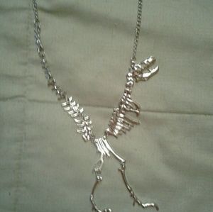 T-Rex bones necklace